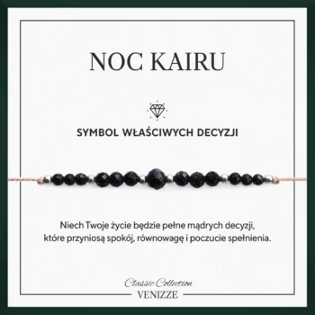 Bransoletka z kamieni syntetycznych Noc Kairu