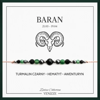 Bransoletka znak zodiaku baran