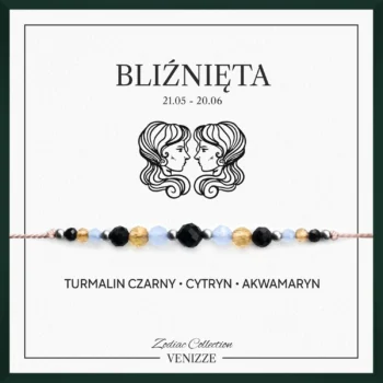 Bransoletka znak zodiaku bliźnięta