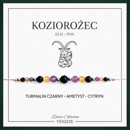 Bransoletka znak zodiaku koziorożec