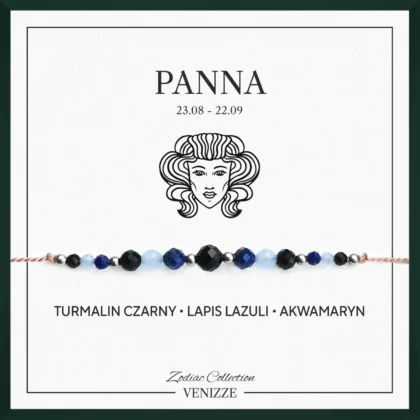 Bransoletka znak zodiaku panna