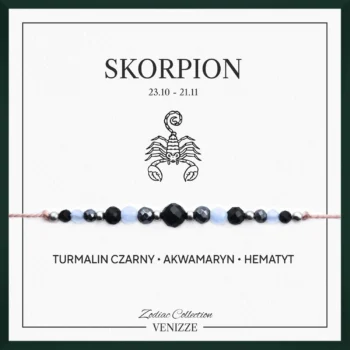 Bransoletka znak zodiaku skorpion