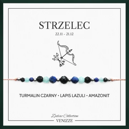 Bransoletka znak zodiaku strzelec