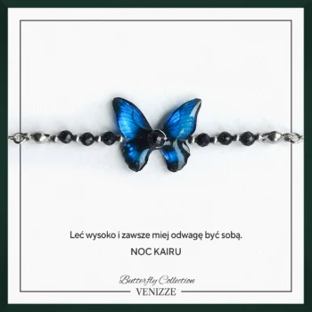 Bransoletka motyl mystic grace z Nocą Kairu
