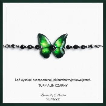 Bransoletka motyl jungle awakening z czarn