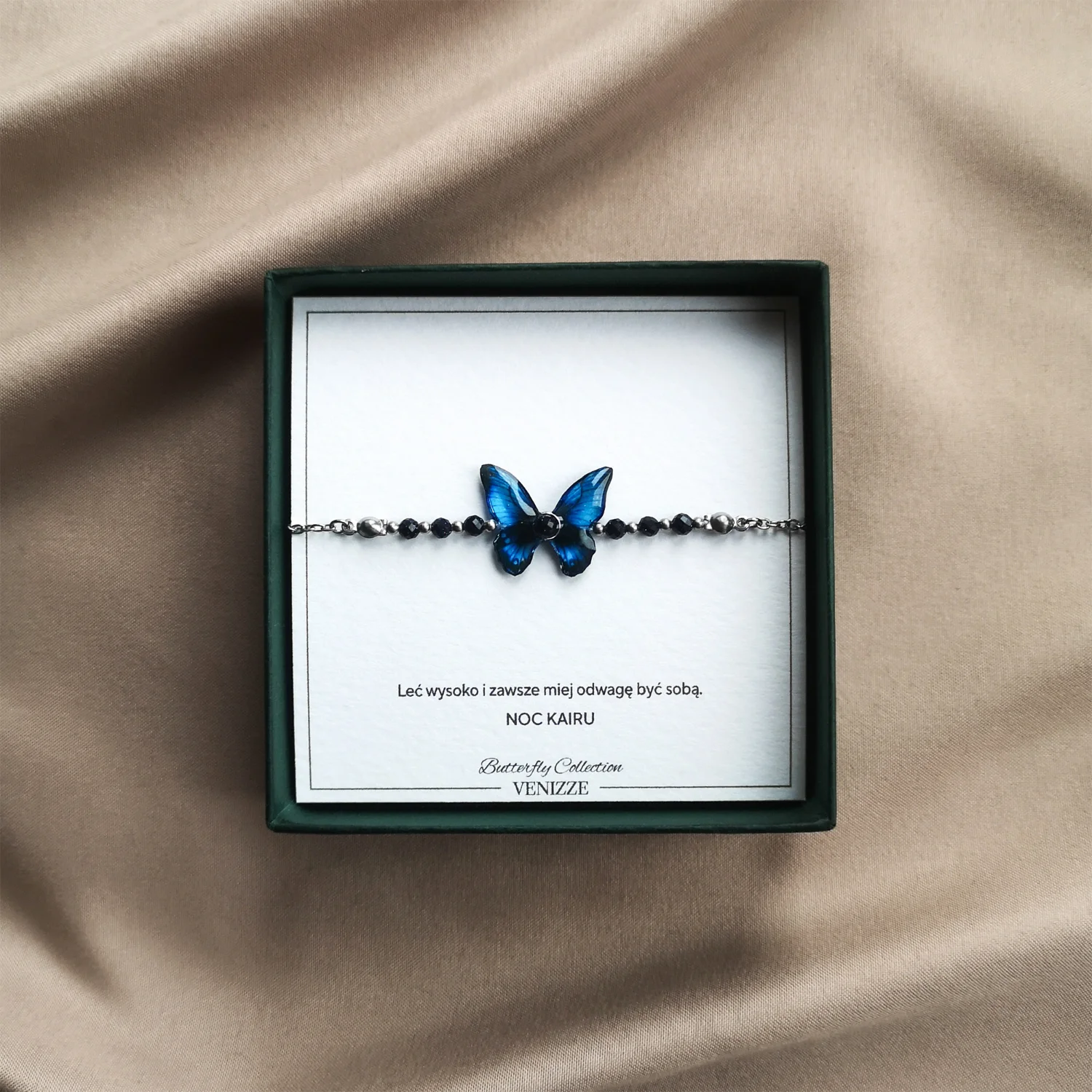 Bransoletka motyl mystic grace z Nocą Kairu - obrazek 8